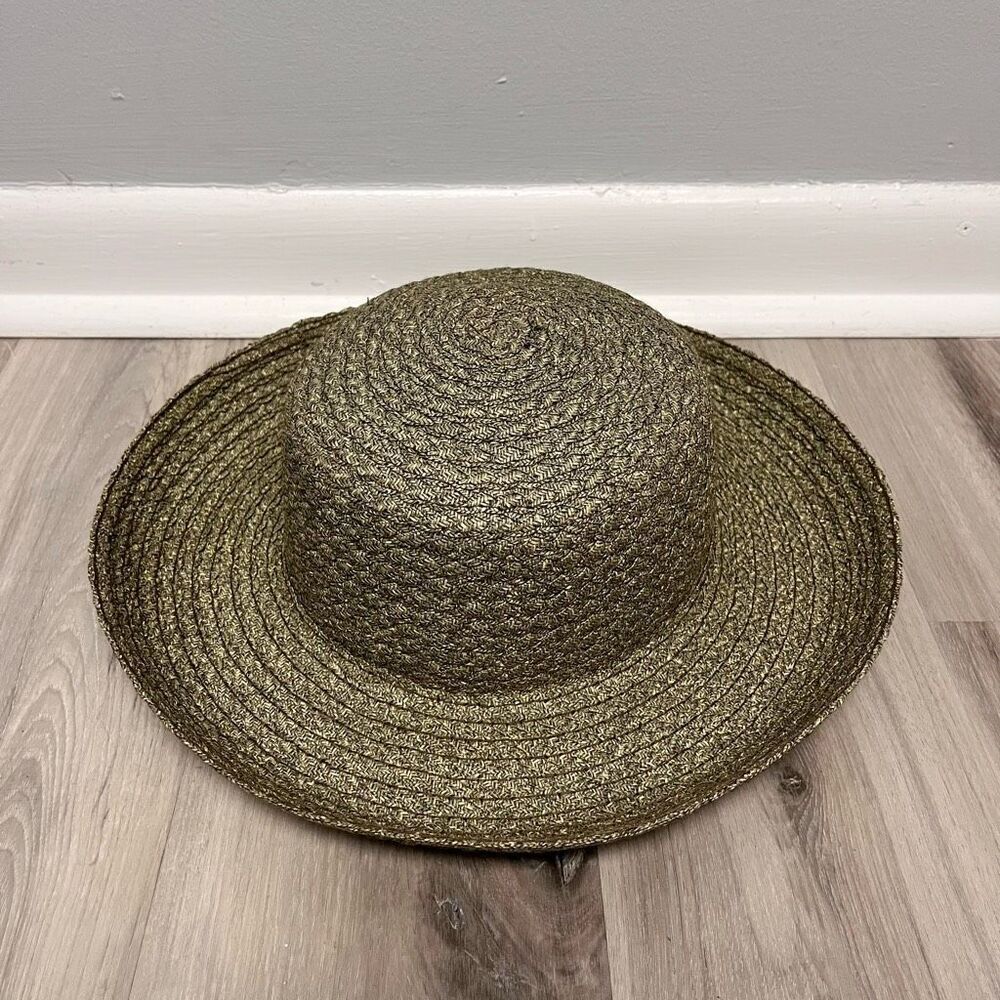 Annabel Ingall Sun‎ Hat Women’s OS Australia Beige Tan Raffia Straw NWT